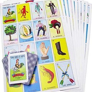 Loteria Original Don Clemente 10 playing boards 54 cards Mexico Bingo Game Party